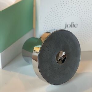 Jolie Modern Black and Silver Shower Head